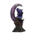 Grimalkin Witches Familiar Black Cat and Crescent Moon Figurine Figurines Medium (15-29cm) 8