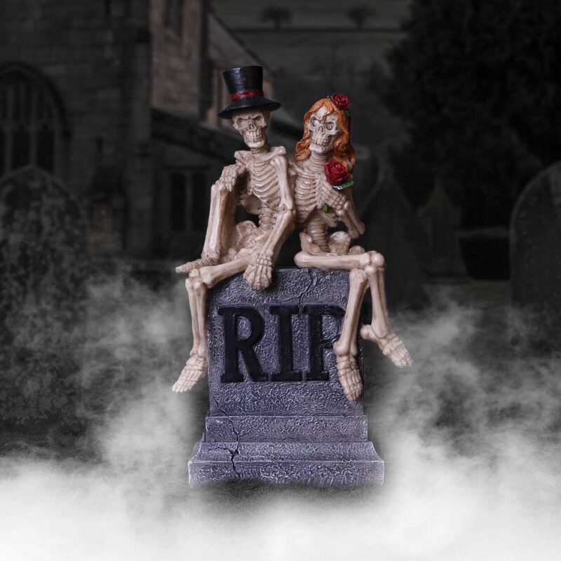 True Love Never Dies Skeleton Lovers Wedding Figurine Figurines Medium (15-29cm) 9