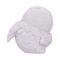 Feathers Cute Round Snowy Owl Figurine Figurines Small (Under 15cm) 8