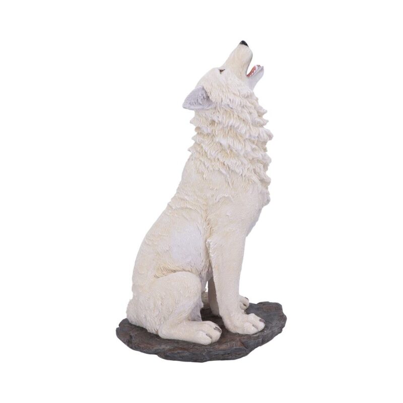 Storms Cry Howling White Wolf Figure 41.5cm Figurines Large (30-50cm) 7