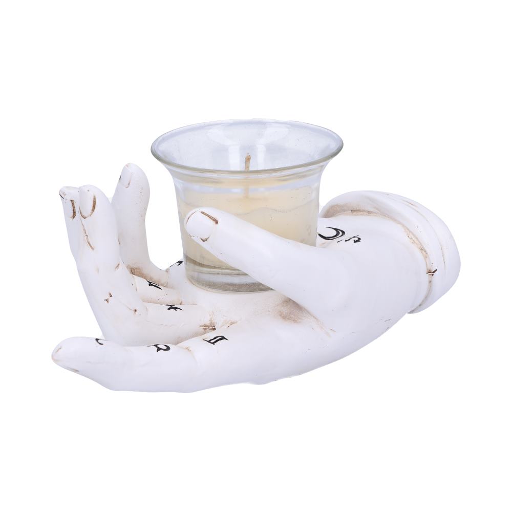 Palmist’s Prediction White Chiromancy Hand Candle Holder Candles & Holders 2