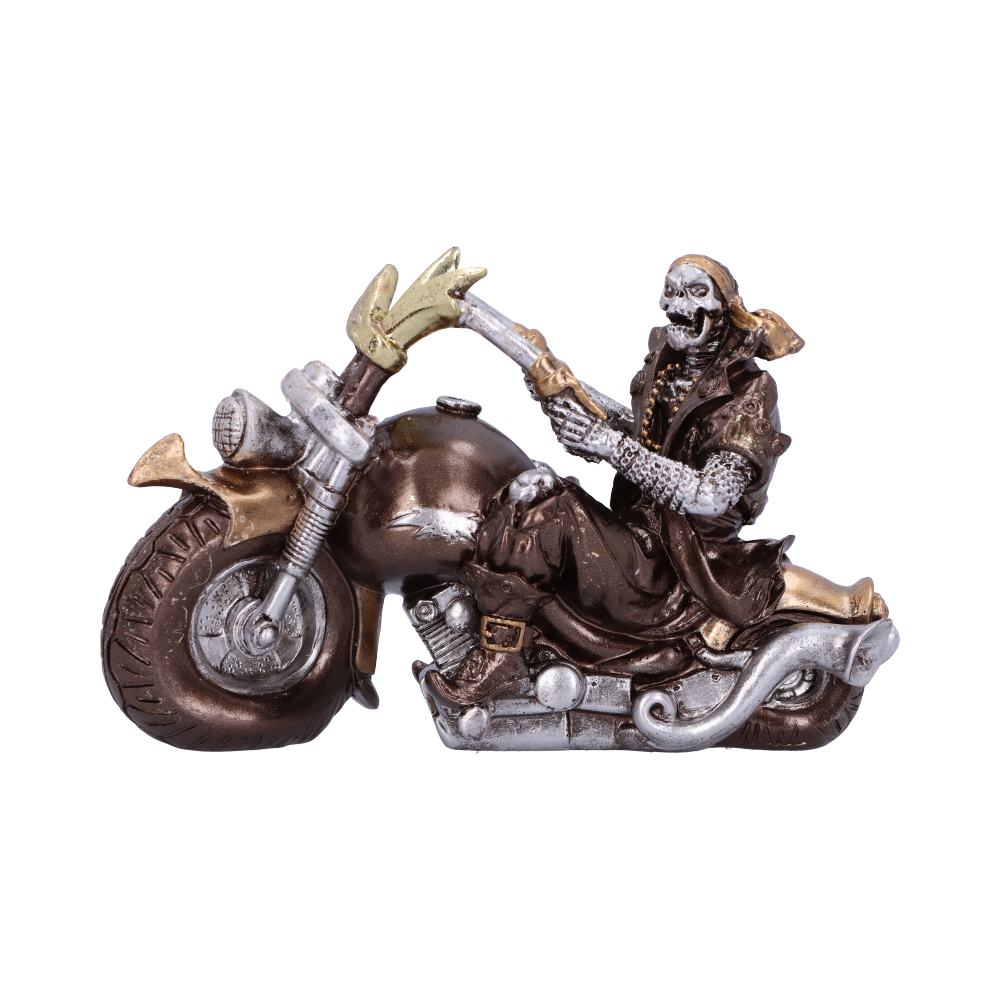 Bronze Full Throttle Motorbike Figurine 17cm Figurines Medium (15-29cm)