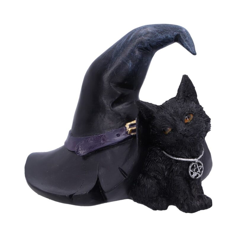Witches Cat and Hat Figurine 10.5cm Figurines Small (Under 15cm)