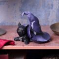 Witches Cat and Hat Figurine 10.5cm Figurines Small (Under 15cm) 10