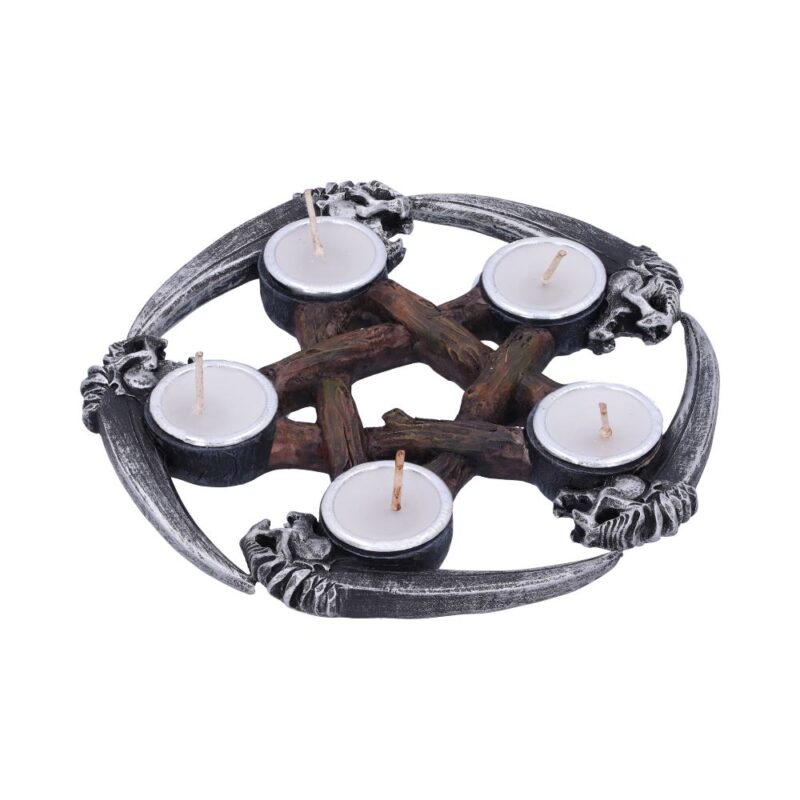Scythe Pentagram Tealight Holder 15.5cm Candles & Holders 5
