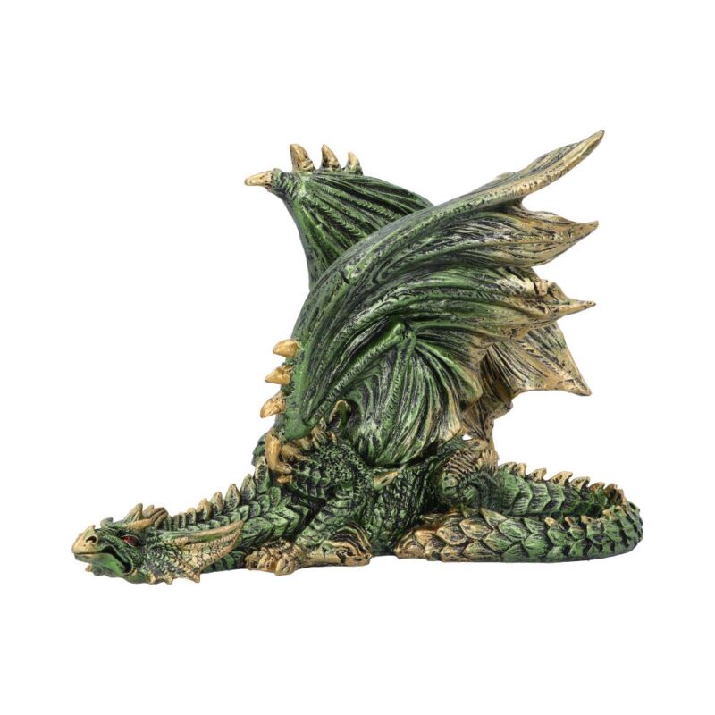 Green Dragon Figurine 25.3cm Figurines Medium (15-29cm)