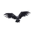 Dark Feather Owl Wall Plaque 55cm Home Décor 2