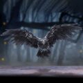 Dark Feather Owl Wall Plaque 55cm Home Décor 10