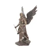 Nemesis Now Bronzed Archangel Gabriel With Staff Religious Figurine 33.5cm Figurines Large (30-50cm) 2