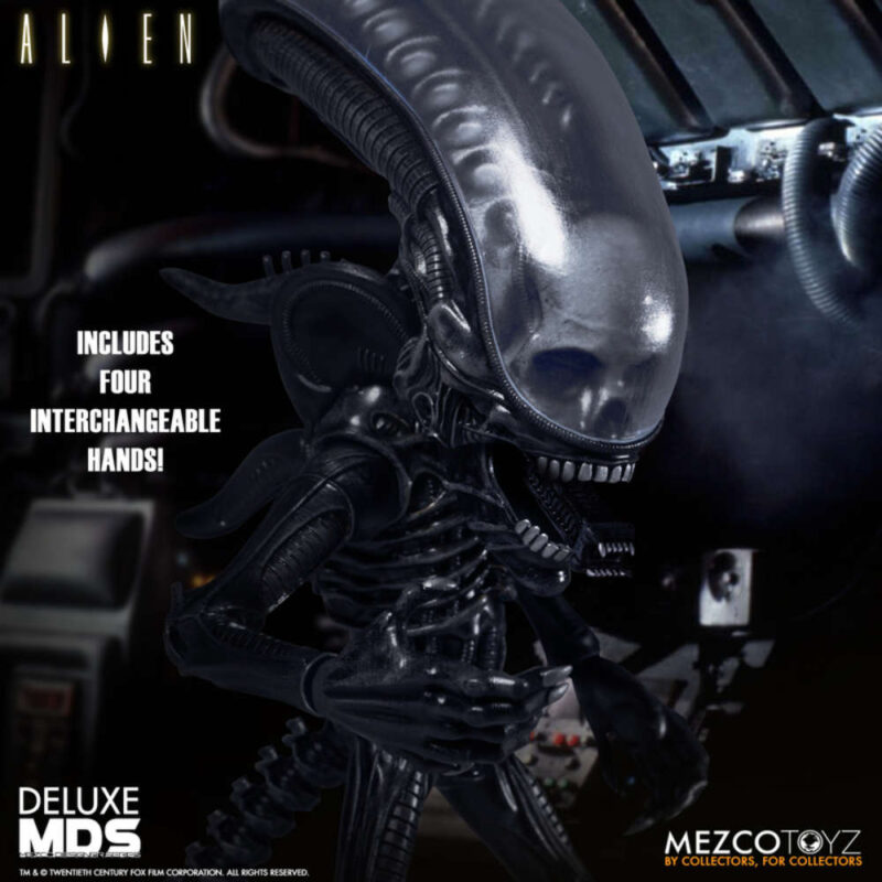 Alien Xenomorph Deluxe 6 Inch Mezco Designer Series (MDS) Figure 6" Figures 21