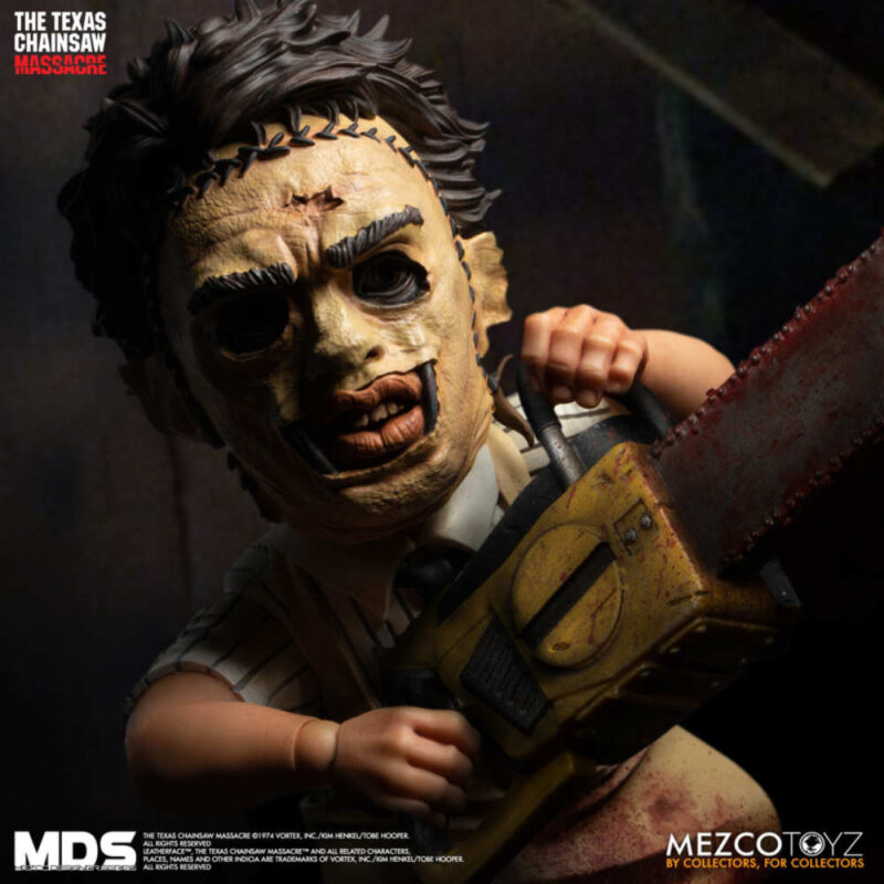 Texas Chainsaw Massacre (1974) Leatherface Deluxe 6 Inch Mezco Designer Series (MDS) Figure 6" Figures 7