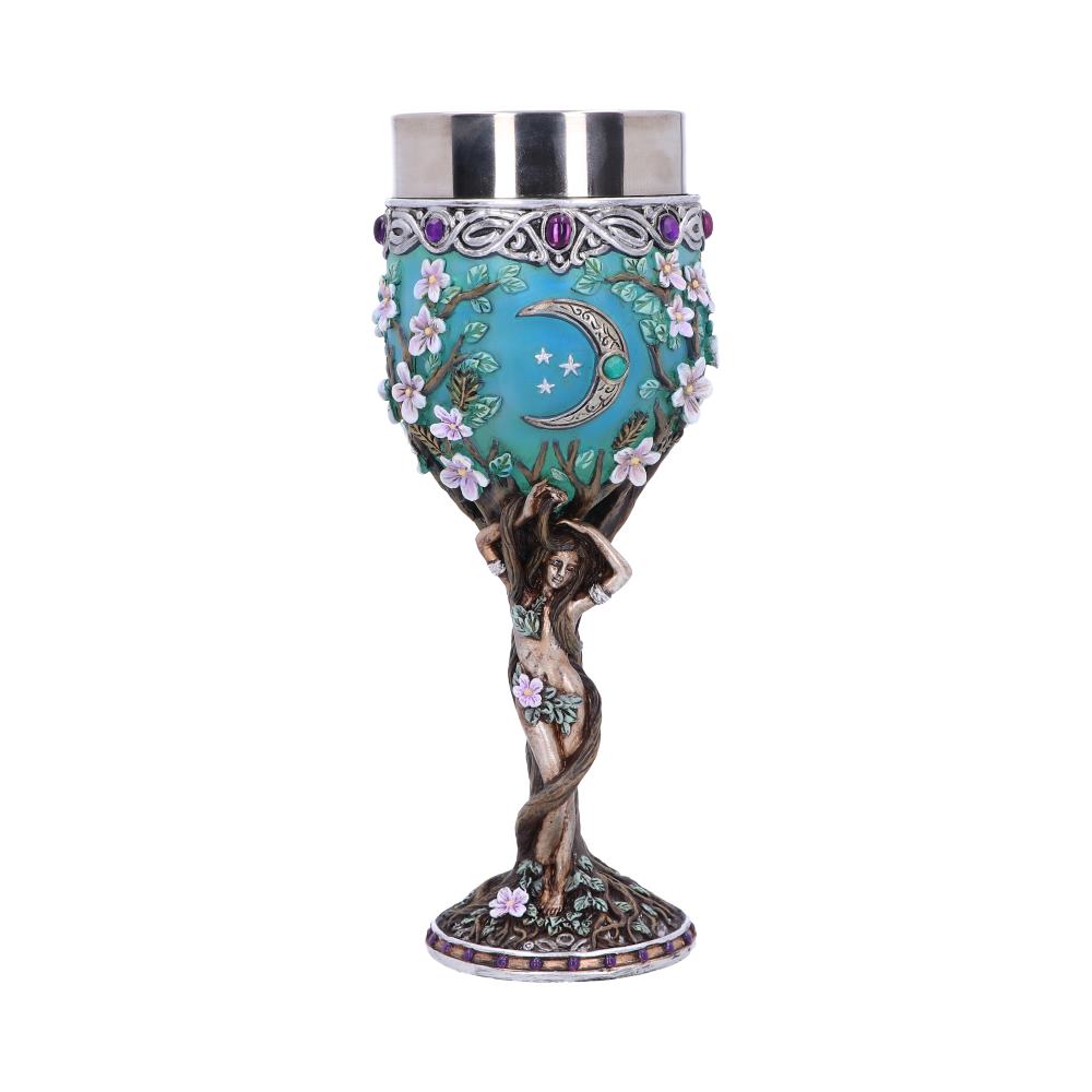Triple Moon Goddess Maiden Goblet 20.8cm Goblets & Chalices