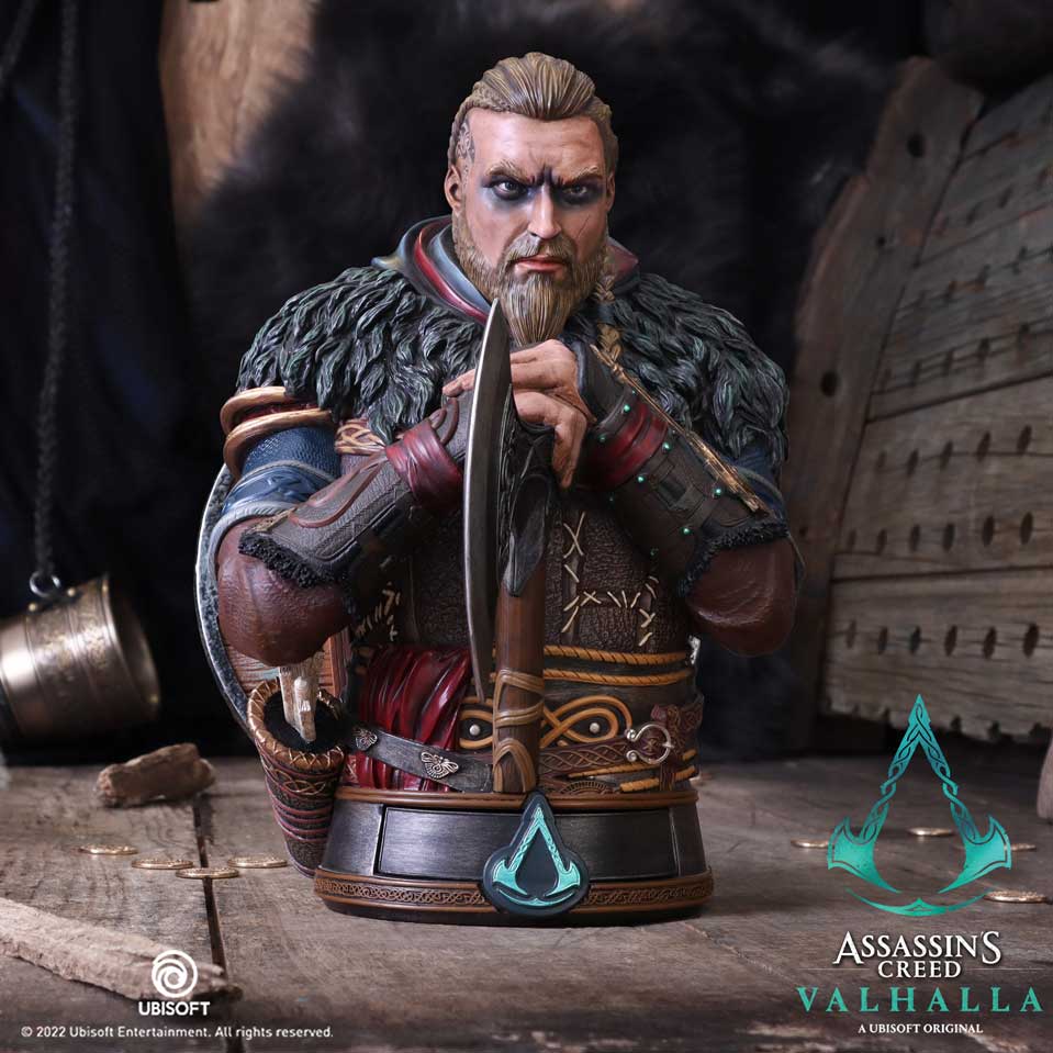 Officially Licensed Assassin’s Creed Valhalla Eivor Bust 32cm Boxes & Storage 2