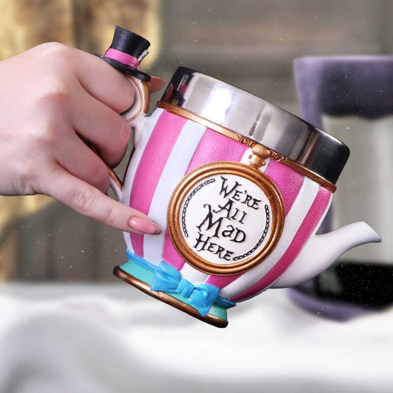 Pinkys Up Alice in Wonderland Mad Hatter Cup 11cm Homeware 3