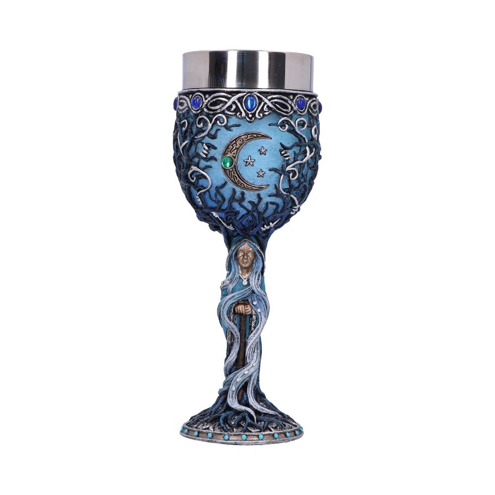 Triple Moon Crone Goblet 20.8cm Goblets & Chalices