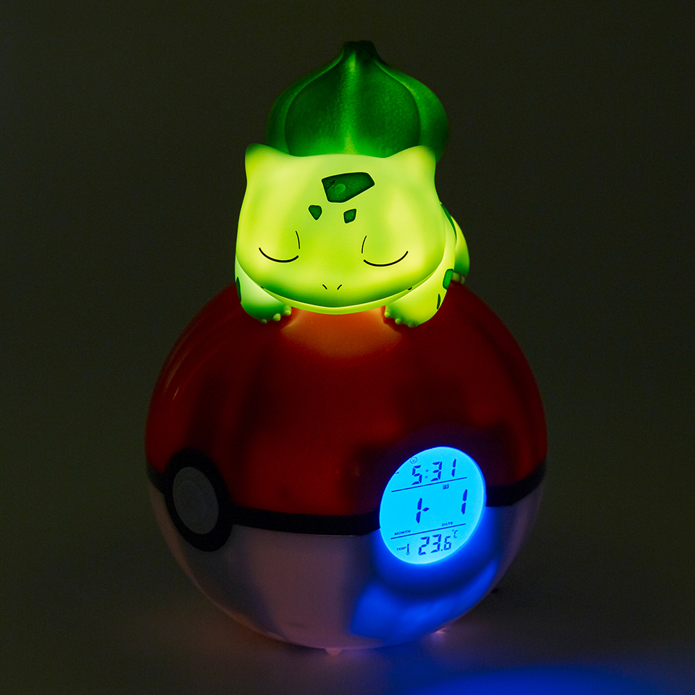 Pokemon Bulbasaur Light-Up FM Alarm Clock Clocks 2