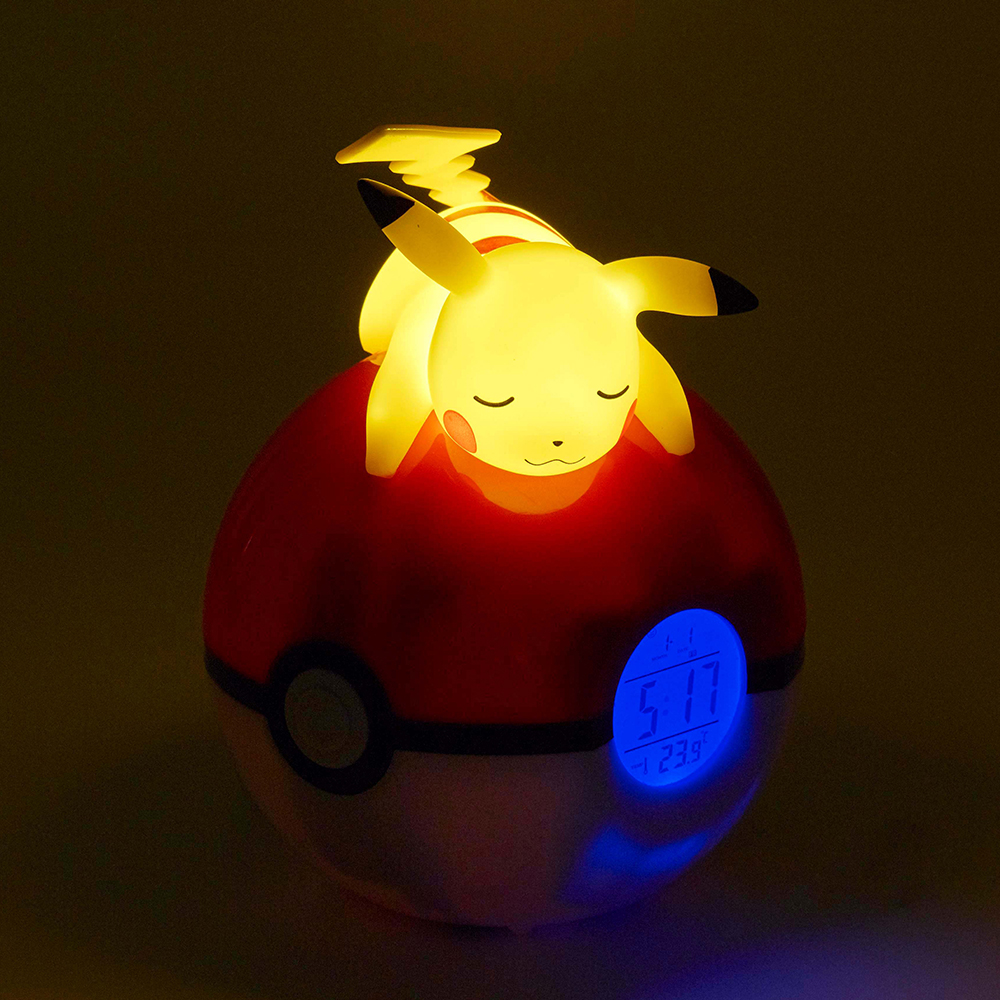 Pokemon Pikachu Light-Up FM Alarm Clock Clocks 2