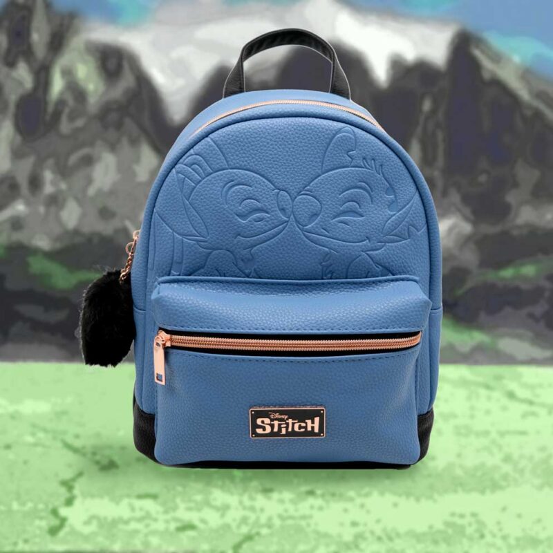 Disney Stitch Mini Backpack Blue 28cm Bags 3