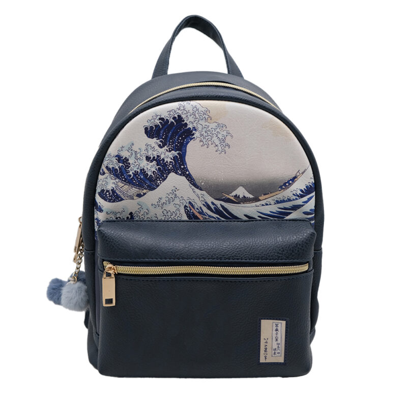 The Great Wave off Kanagawa Mini Backpack 28cm Bags