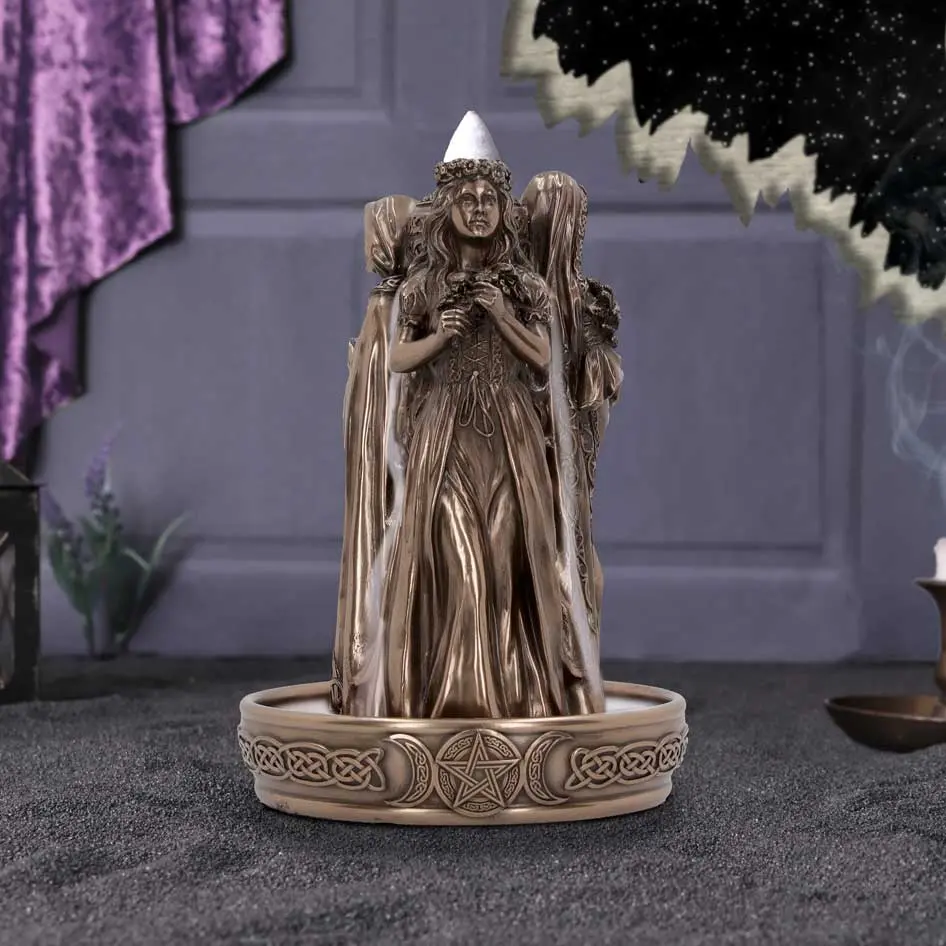 Nemesis Now Triple Goddess Backflow Incense Burner 18cm Homeware 3 Nemesis Now Triple Goddess Backflow Incense Burner 18cm Homeware 3