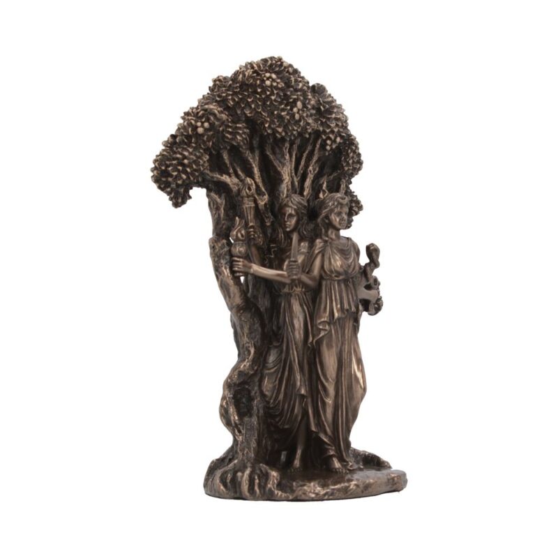 Triple Moon Goddess Hecate Bronze Figurine 18.5cm Figurines Medium (15-29cm) 9