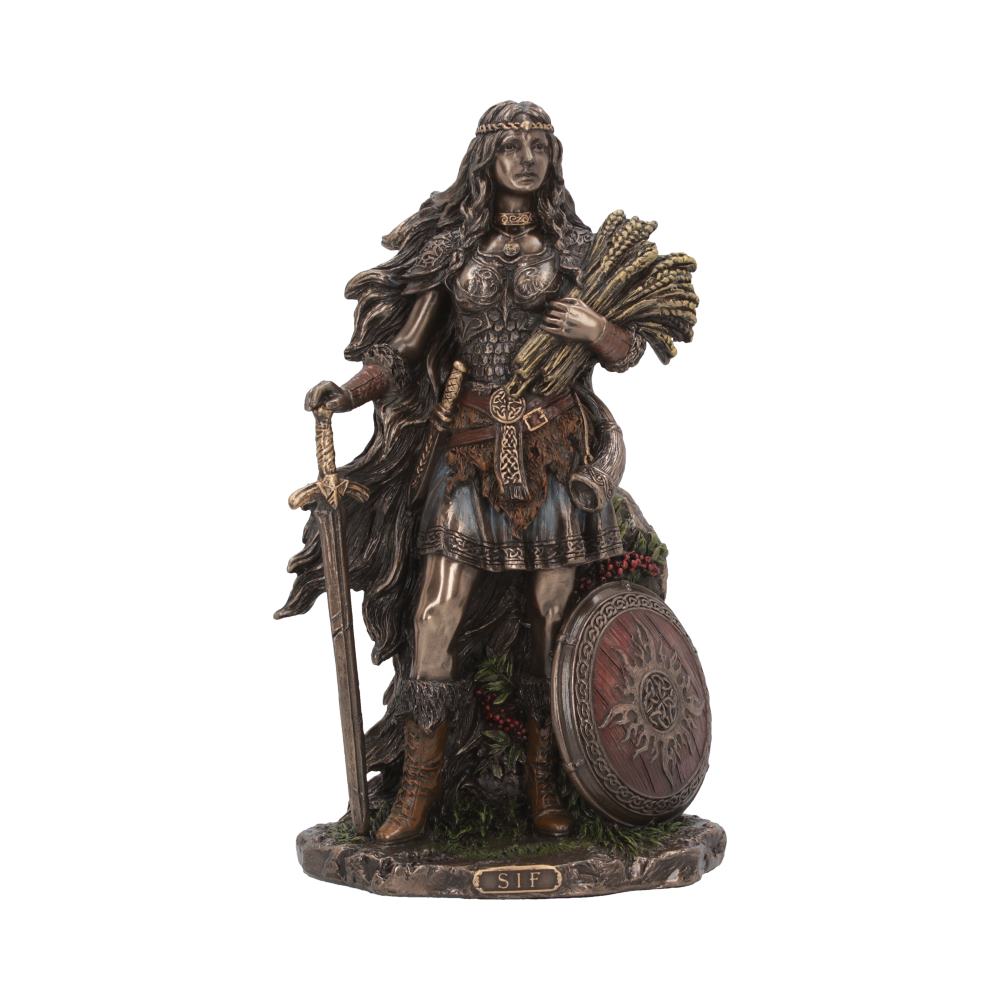 Sif Goddess of Earth and Family Bronze Figurine 22cm Figurines Medium (15-29cm)