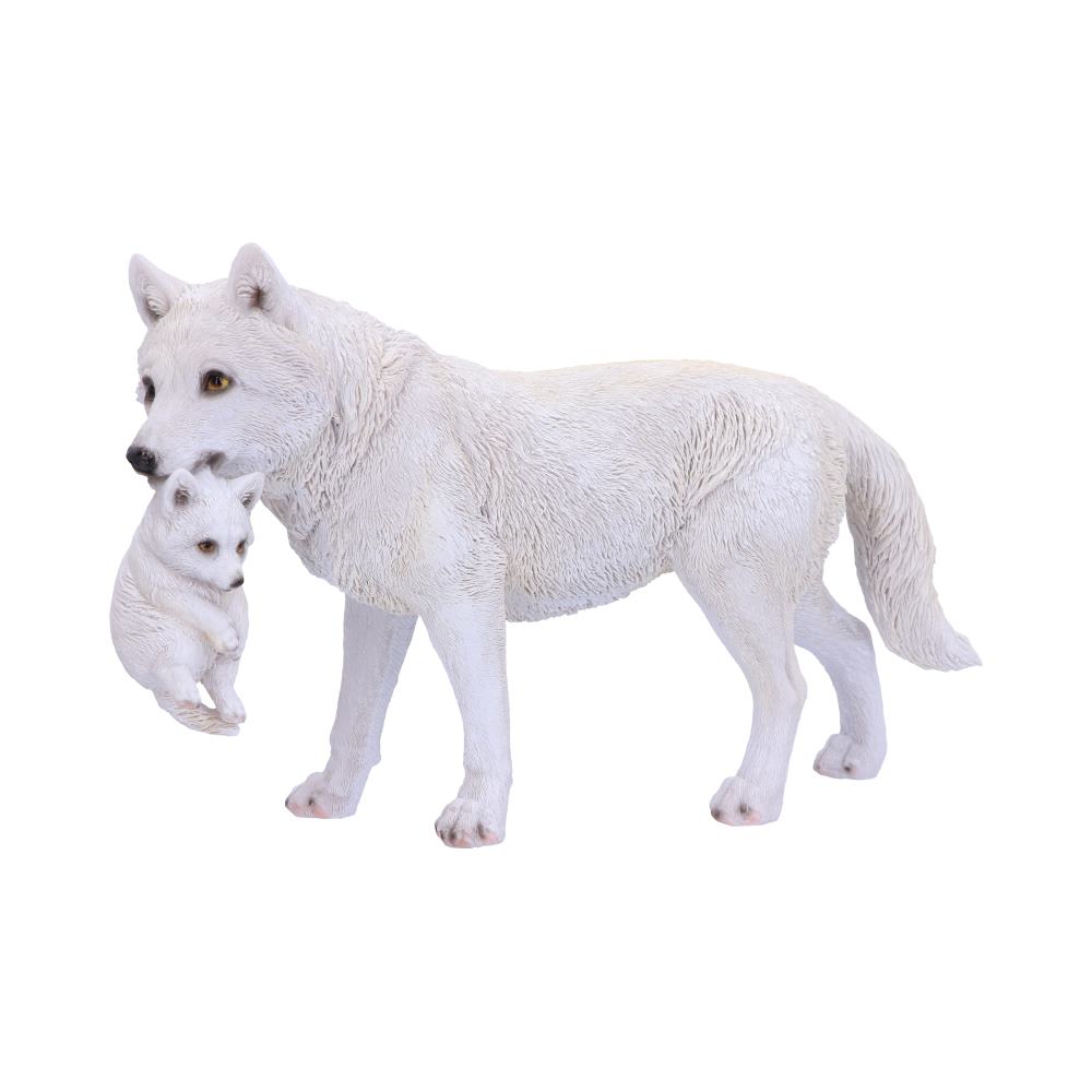 Winter Bond Mother Wolf and Pup Figurine 30cm Figurines Large (30-50cm)