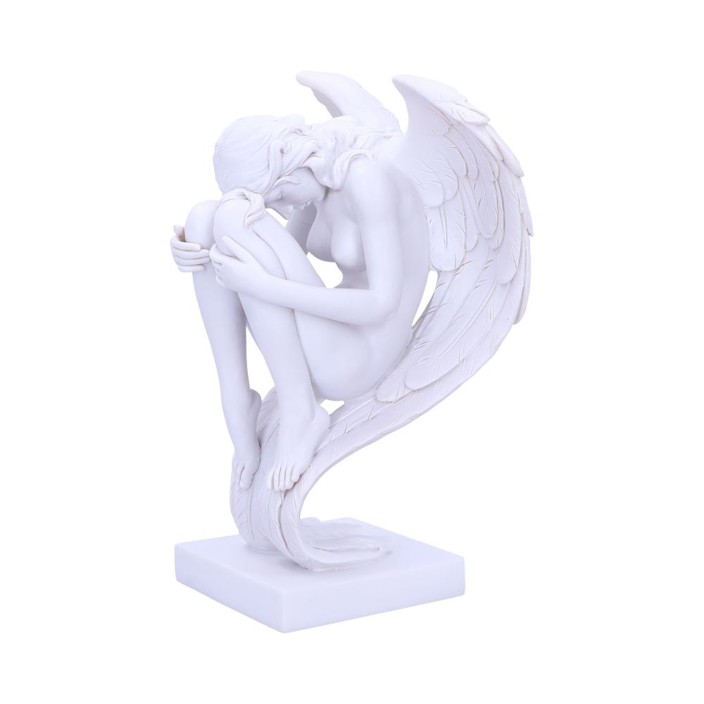 Angels Contemplation White Angel Figurine 28cm Figurines Medium (15-29cm) 2