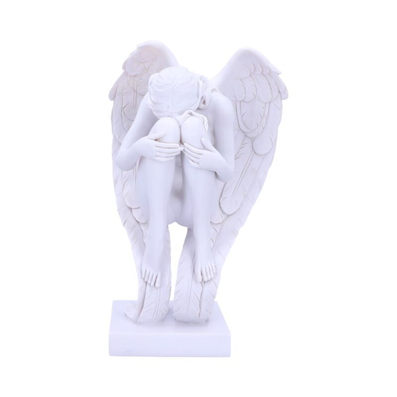 Angels Contemplation White Angel Figurine 28cm Figurines Medium (15-29cm)