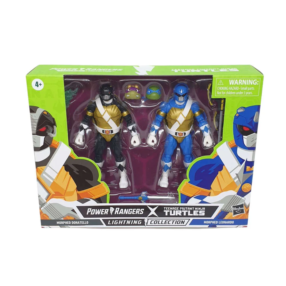 Power Rangers x TMNT Lightning Collection Action Figures Morphed Donatello & Morphed Leonardo Toys 2