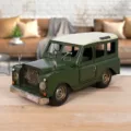 Vintage 4×4 Land Rover Tinplate Style Metal Ornament Figurines Medium (15-29cm) 4