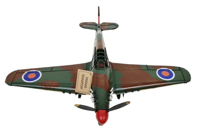 Vintage RAF Hurricane Metal Ornament Figurines Medium (15-29cm) 5