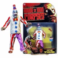 House of 1000 Corpses Finger Lickin’ Pistol Whippin’ Captain Spaulding Action Figure Trick or Treat Studios 5" Figures