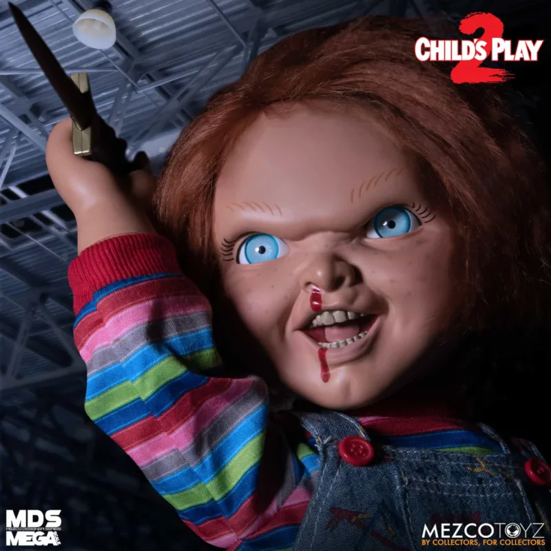 MDS Mega Scale Child’s Play 15″ Menacing Chucky Figure (No Sound) MDS Mega Scale