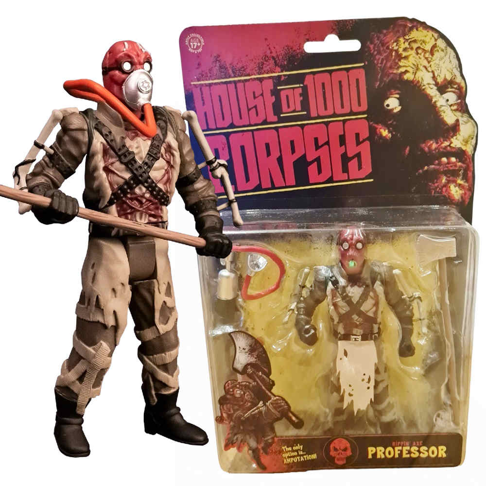 House of 1000 Corpses Rippin’ Axe Professor Action Figure 5" Figures