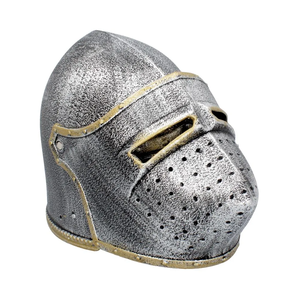 Silver Knight Bascinet Helmet (Pack of 3) Toys