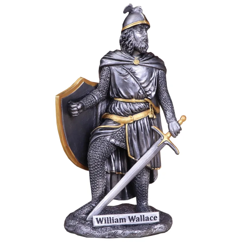 Set of Six Scottish Guardian William Wallace Figurines Figurines Small (Under 15cm)
