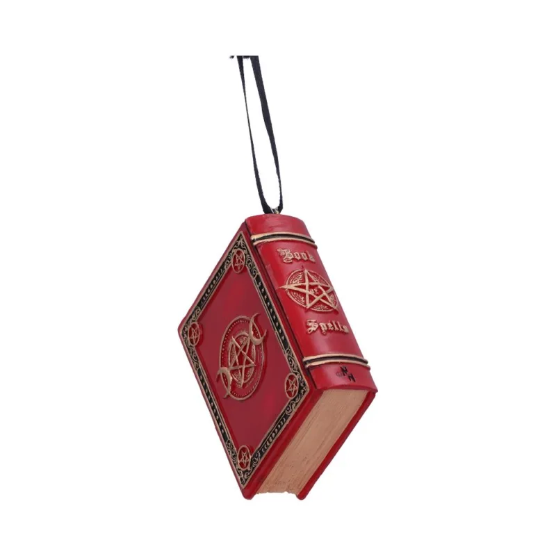 Red Book of Spells Witch Hanging Christmas Tree Ornament 7cm Christmas Decorations 9