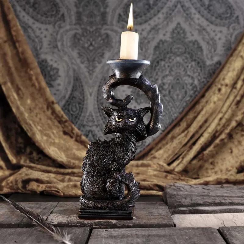 Witches Familiar Salem Candlestick Holder 20cm Candles & Holders 9