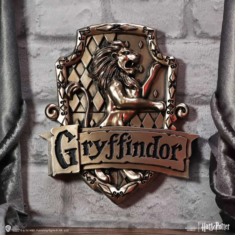 Officially Licensed Harry Potter Gryffindor Crest Wall Plaque Bronze 20cm Home Décor 3