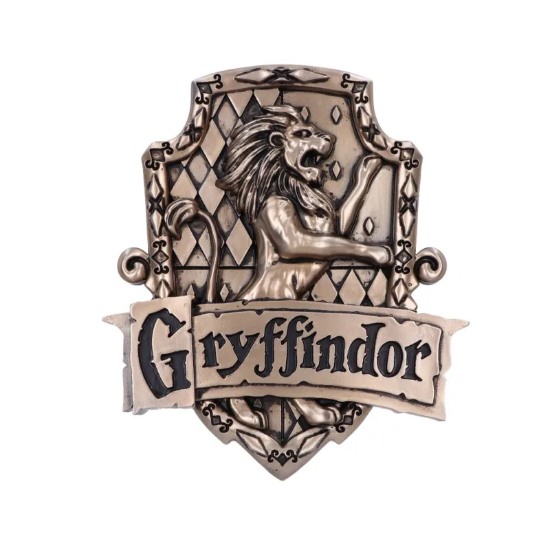 Officially Licensed Harry Potter Gryffindor Crest Wall Plaque Bronze 20cm Home Décor