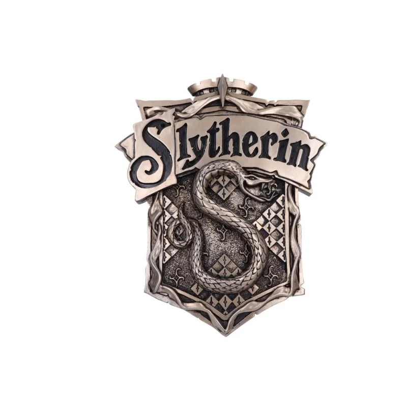 Officially Licensed Harry Potter Bronze Slytherin Wall Plaque 19.8cm Home Décor
