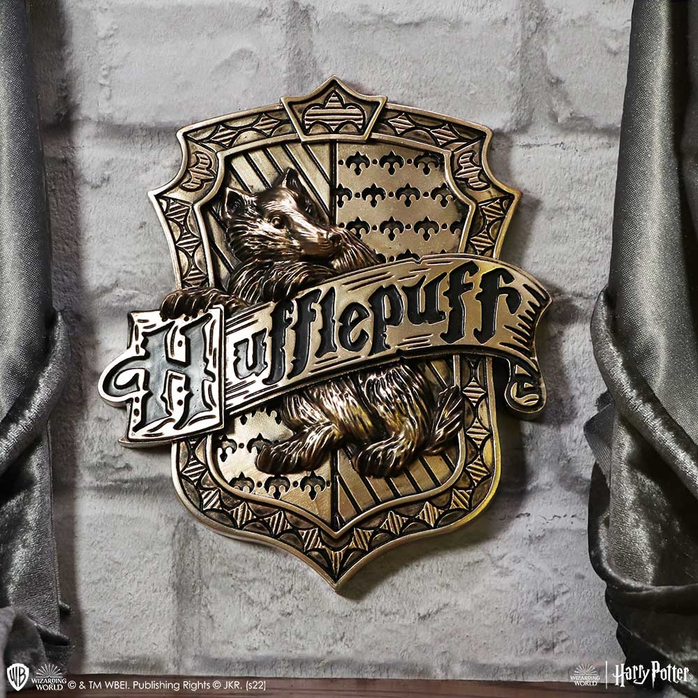 Officially Licensed Harry Potter Bronze Hufflepuff Wall Plaque 20.5cm Home Décor 2