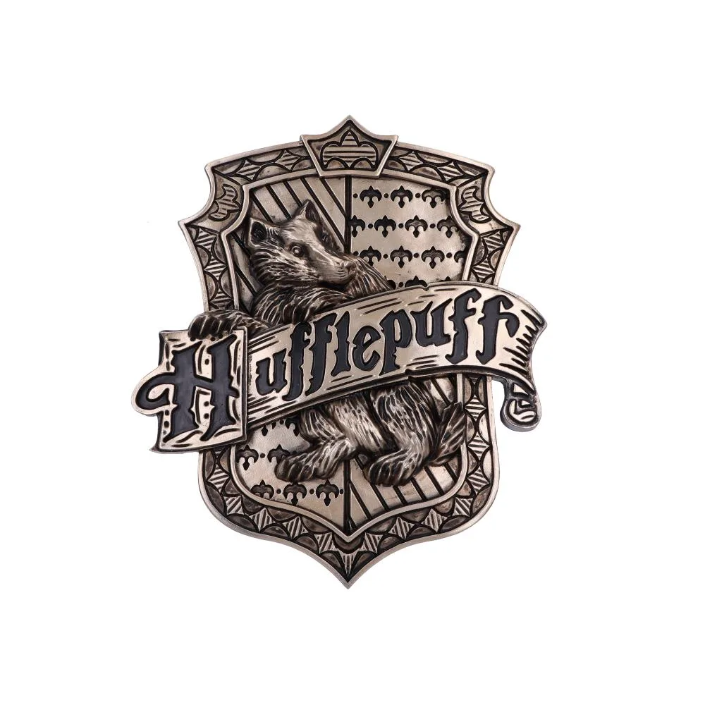 Officially Licensed Harry Potter Bronze Hufflepuff Wall Plaque 20.5cm Home Décor