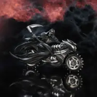 James Ryman You Can’t Outrun the Reaper Biker Figurine 22.5cm Figurines Medium (15-29cm) 2