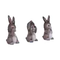 Three Wise Donkeys Figurines 11cm Figurines Small (Under 15cm) 10