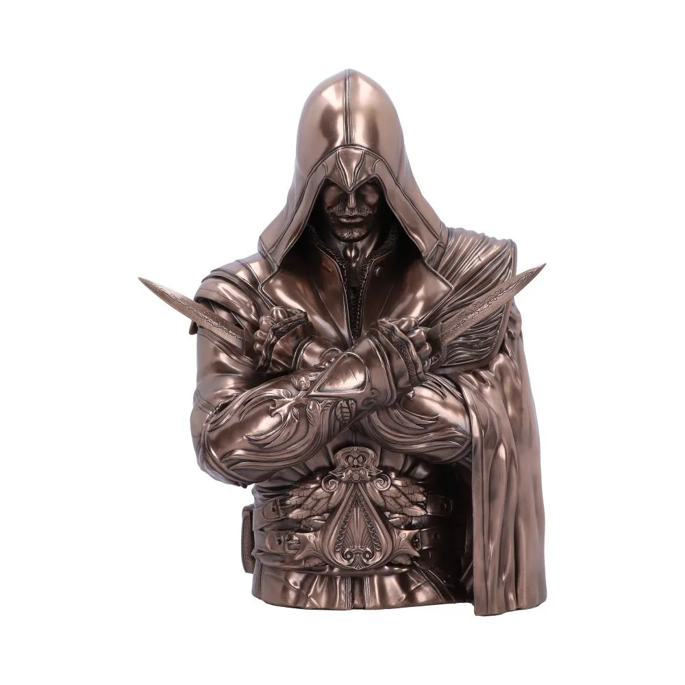 Officially Licensed Assassin’s Creed Ezio Bust (Bronze) 30cm Figurines Large (30-50cm)