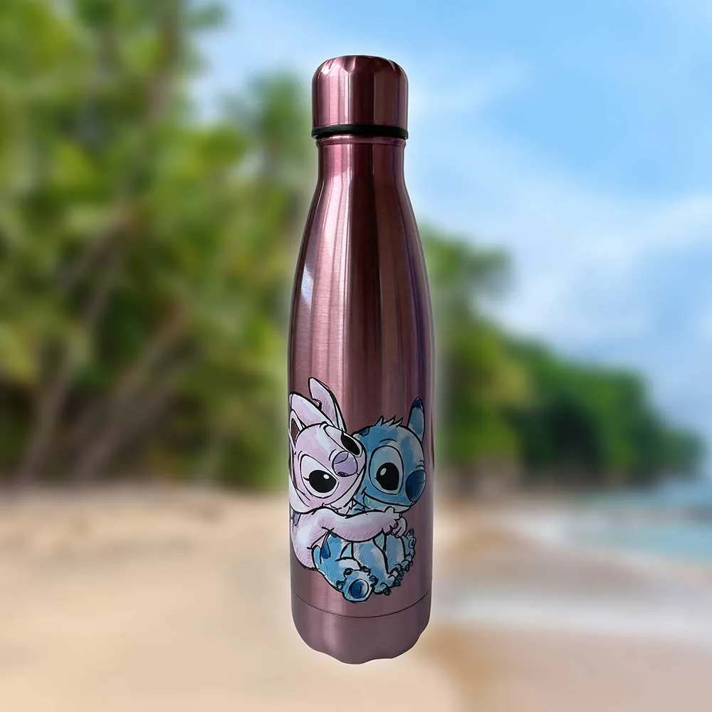 Disney Stitch and Angel Stainless Steel Water Bottle 500ml Bottles & Jars 2