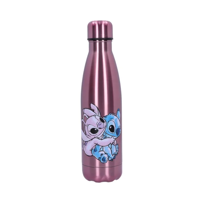 Disney Stitch and Angel Stainless Steel Water Bottle 500ml Bottles & Jars