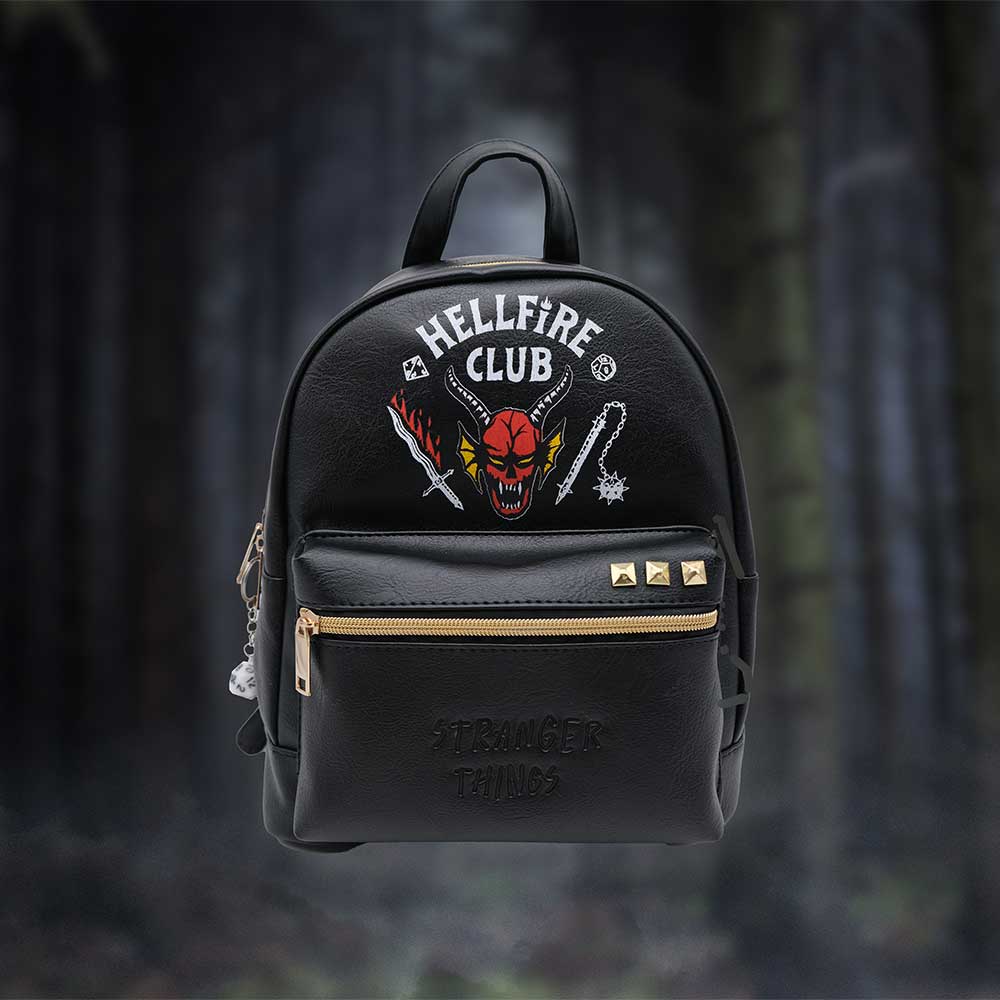 Stranger Things Hellfire Club Logo Mini Backpack 28cm Bags 2